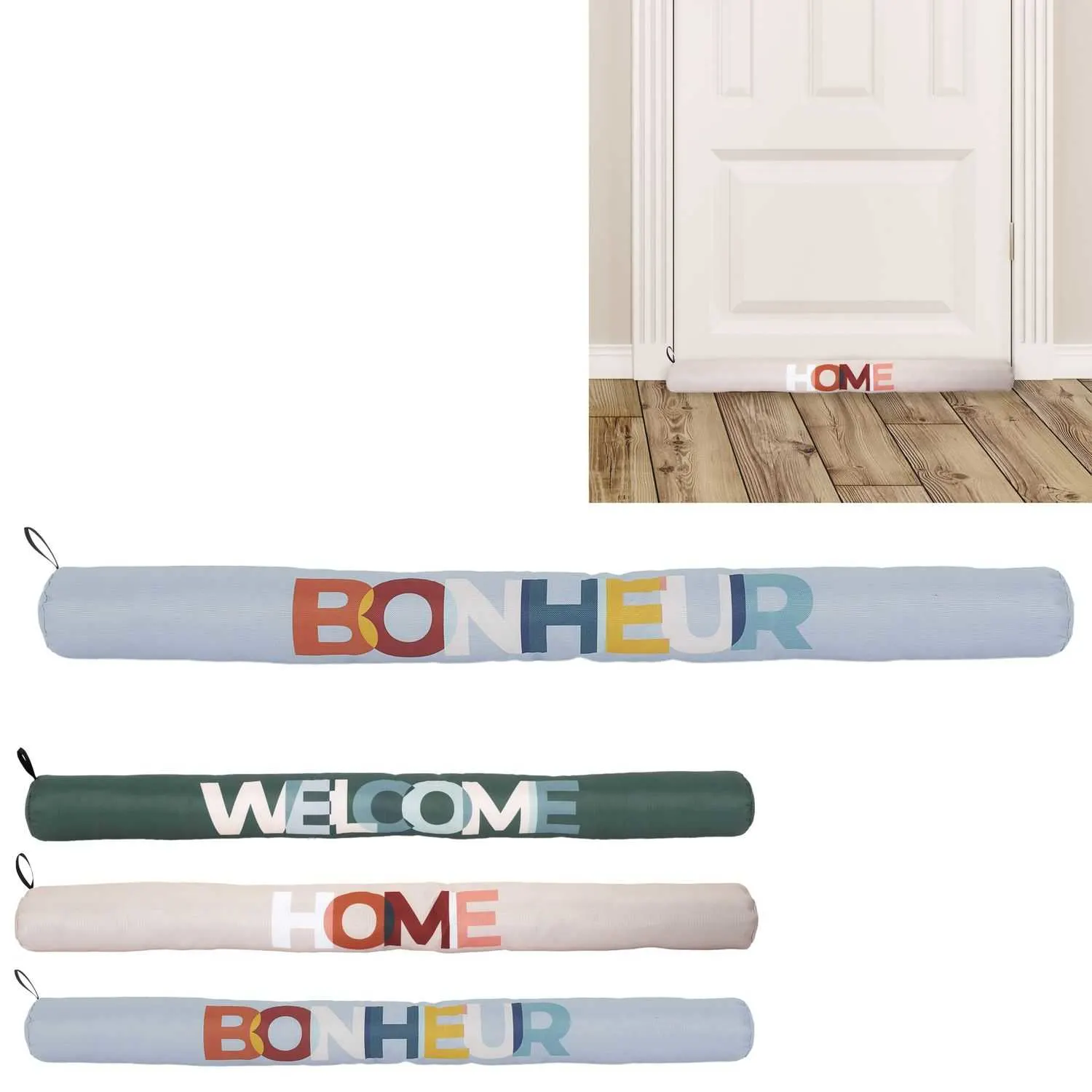 Boudin de porte avec message playground 10x80cm