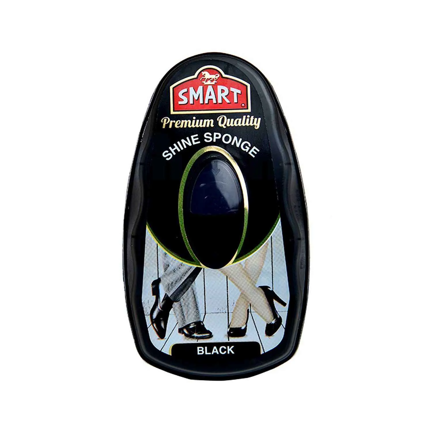 Eponge de cirage noir avec reservoir 8ml - SMART