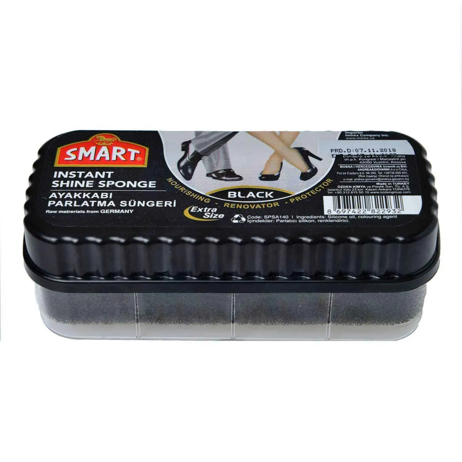 Eponge de cirage noir - SMART