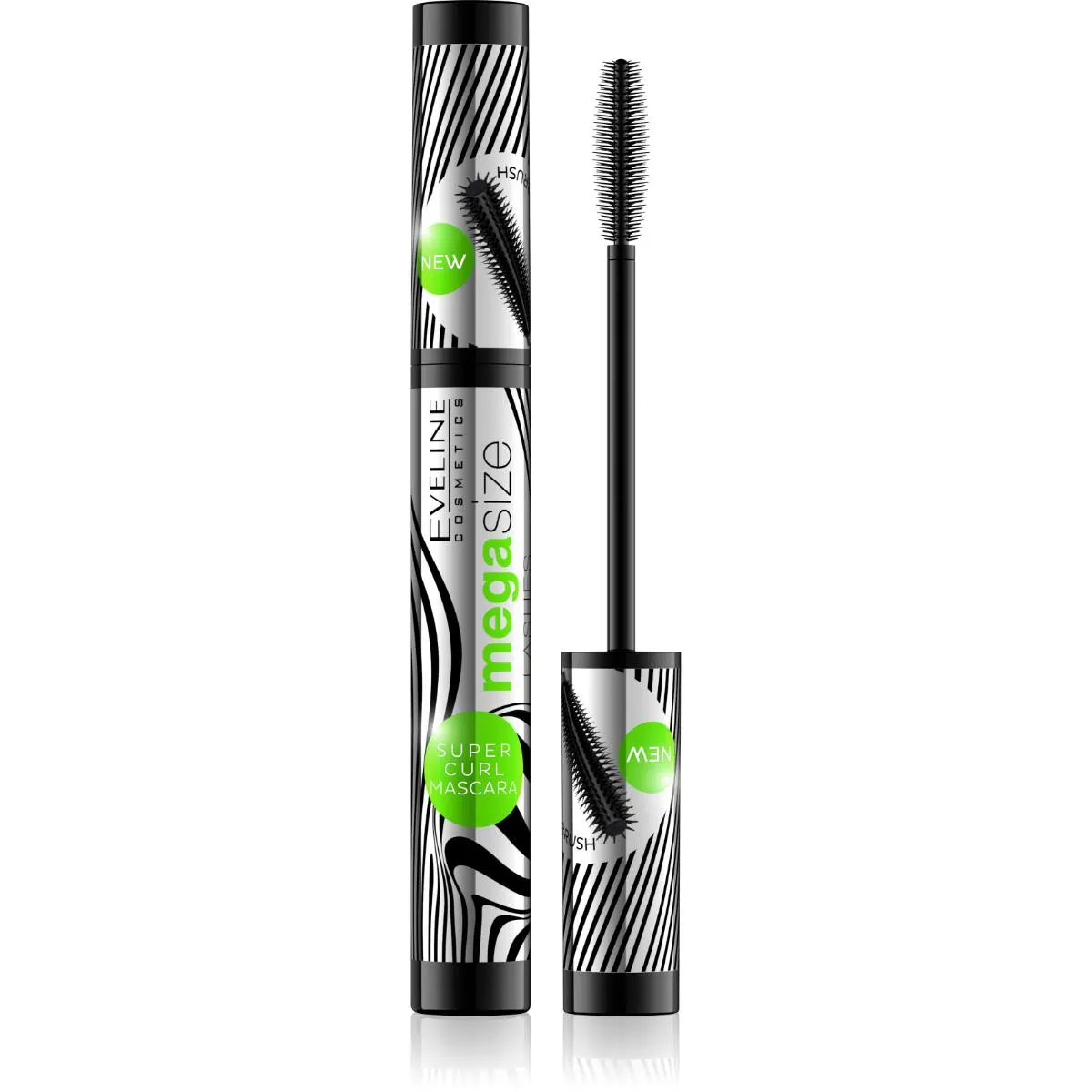 Mascara Mega Size Lashes Curl – Volume et courbes extrêmes - EVELINE