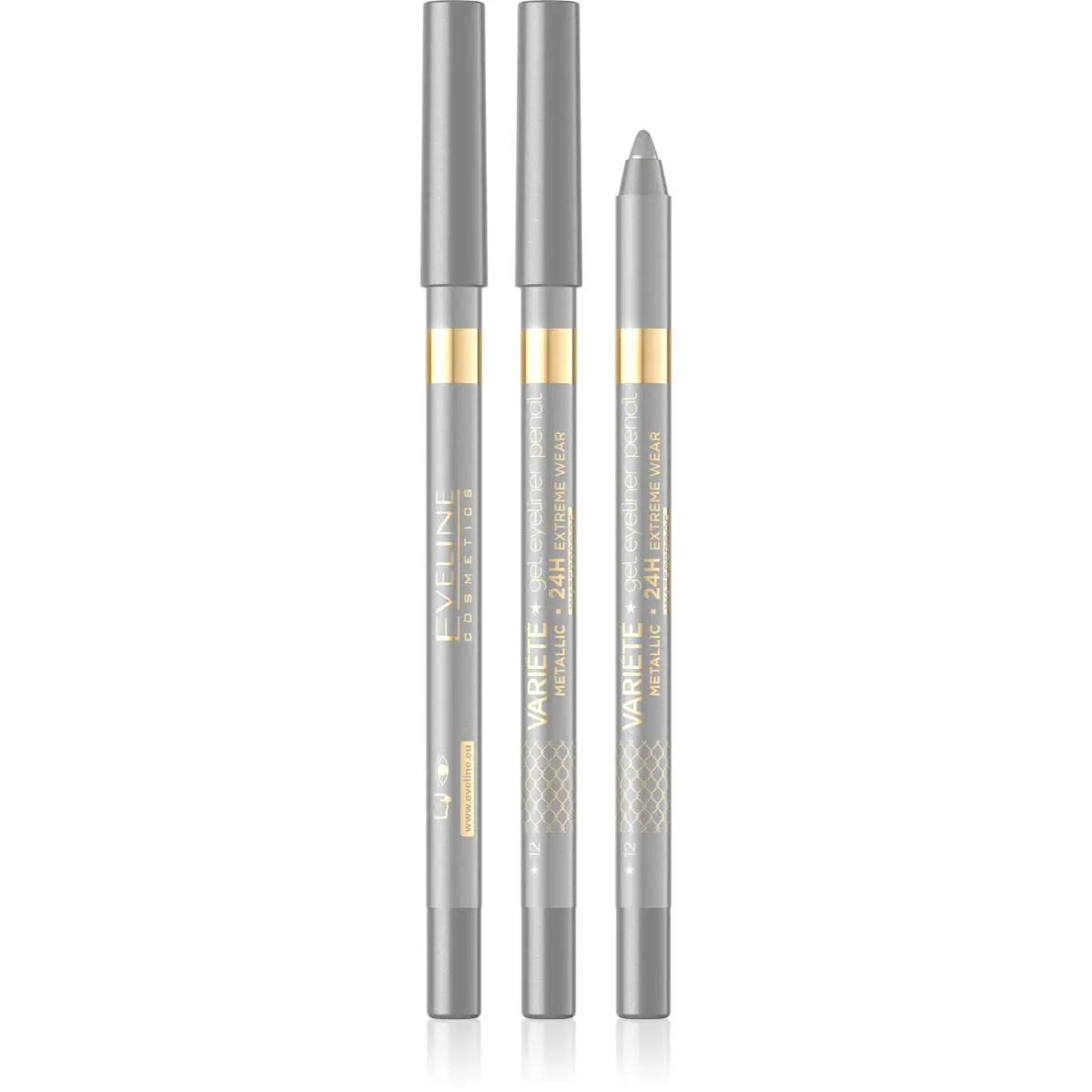 Crayon gel eyeliner Variété N°12 Argent - EVELINE