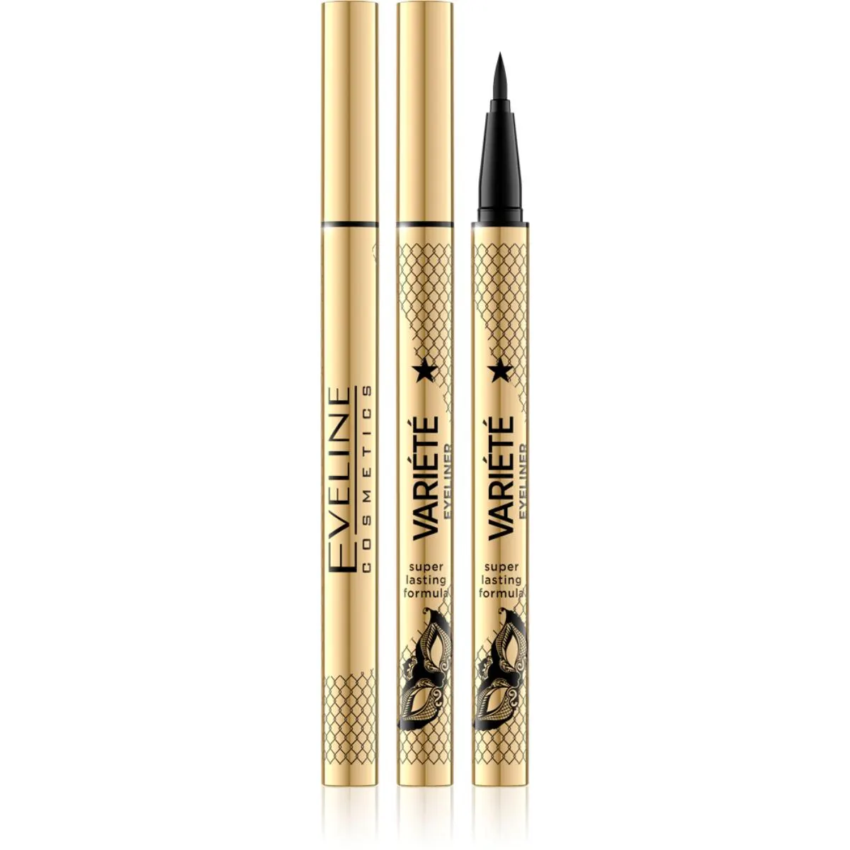 Eyeliner waterproof Ultra Black - EVELINE