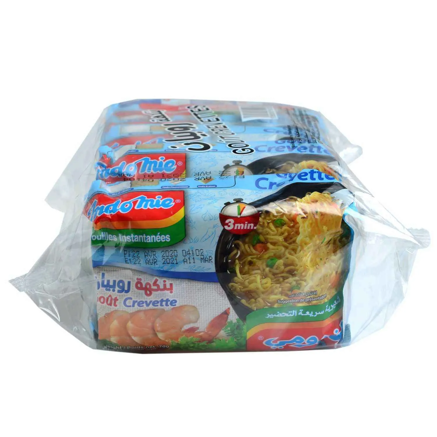 Nouilles saveur crevettes x5 - INDOMIE