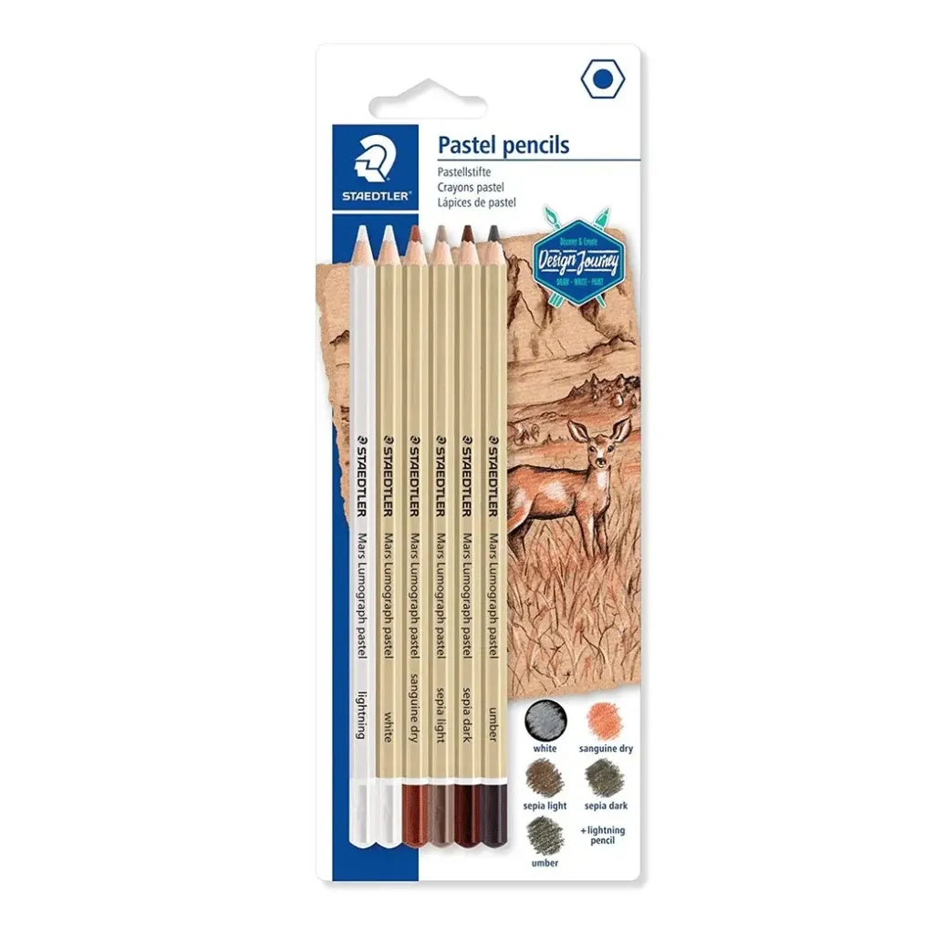 Crayons pastel de qualite superieur x6