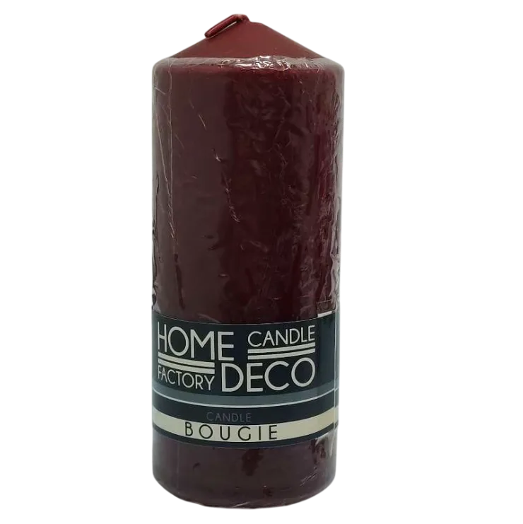 Bougie pilier bordeaux 150x58mm