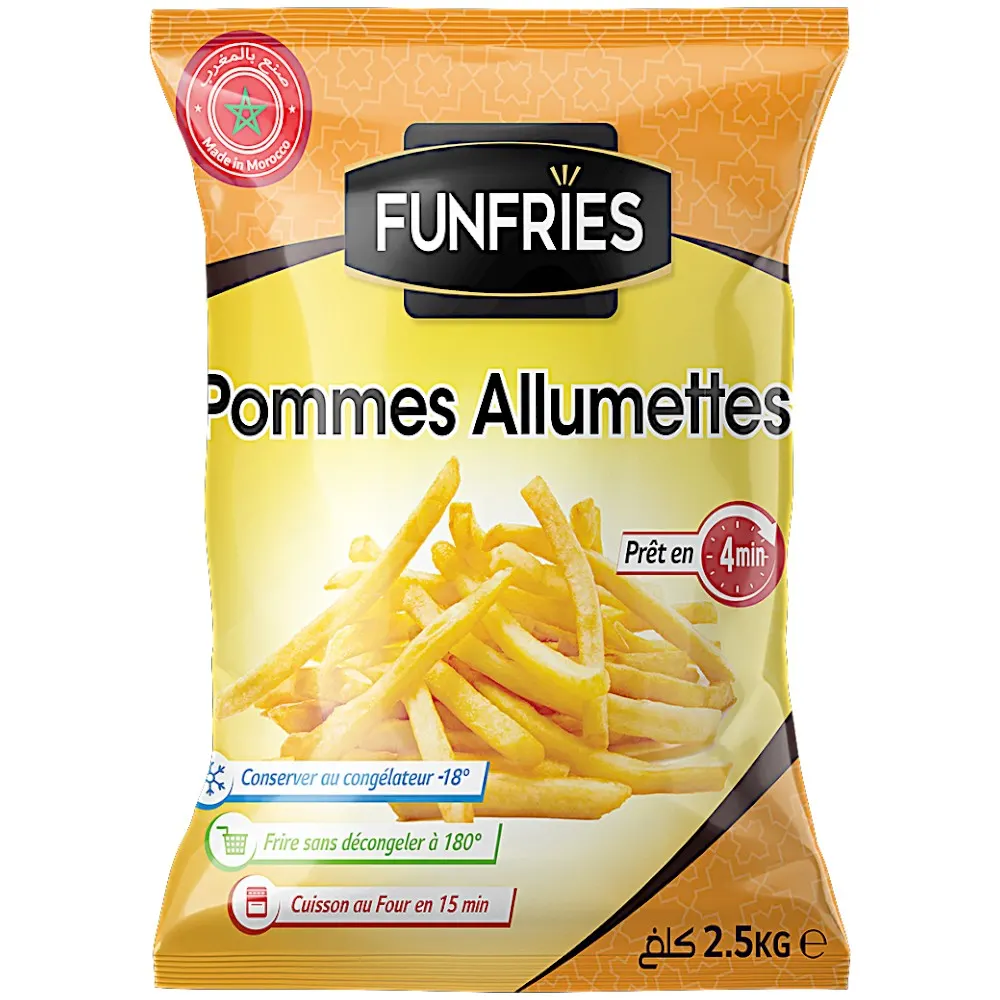 Pommes allumettes 7/7 2,5Kg - FUNFRIES