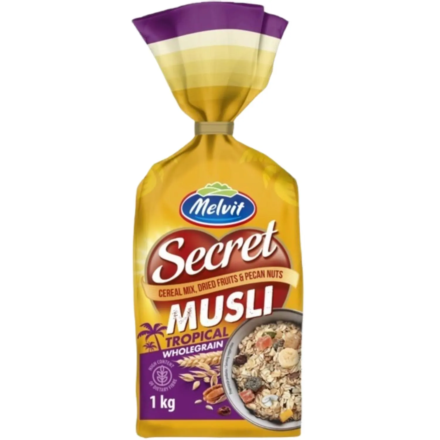 Muesli tropical Secret 1Kg - MELVIT