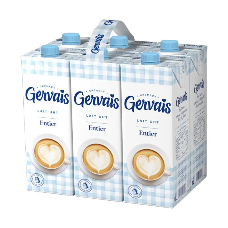 Pack lait UHT entier 1L*6 - GERVAIS