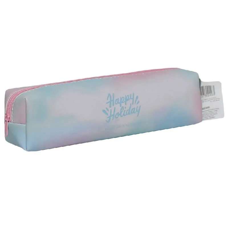 Trousse rounde 1 zip - multicouleurs - AUCHAN
