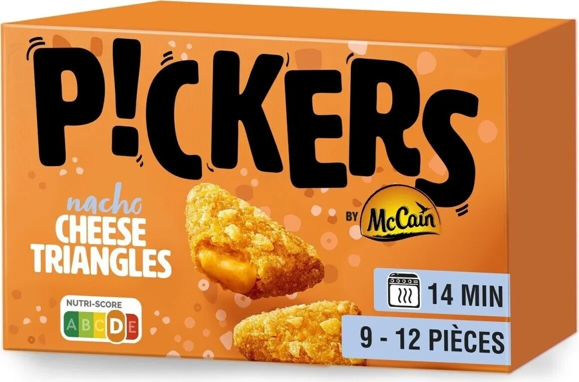 Pickers nacho cheese traingles 230g - MCCAIN