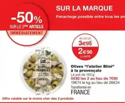 Olives l'atelier Blini