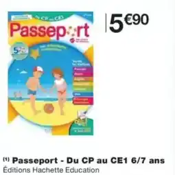 Passeport - Du CP au CE1 6/7 ans