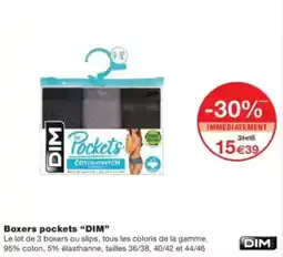 Boxers pockets dim