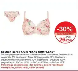 Soutien-gorge arum sans complexe