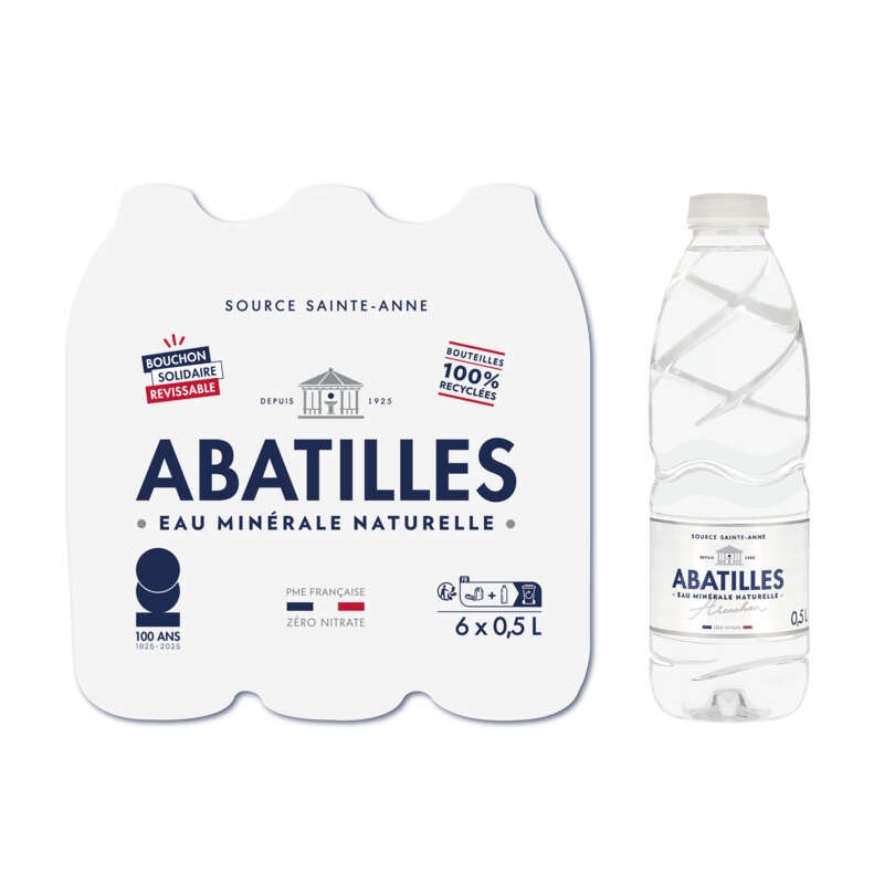 Abatilles Eau Minérale Naturelle 6x50cl