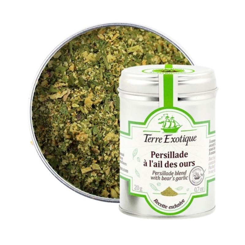 Terre Exotique Persillade à l ail des ours 20g