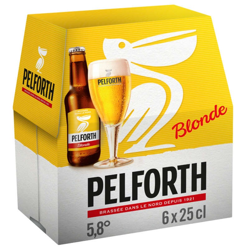 Pelforth Bière Blonde du Nord 6x25cl