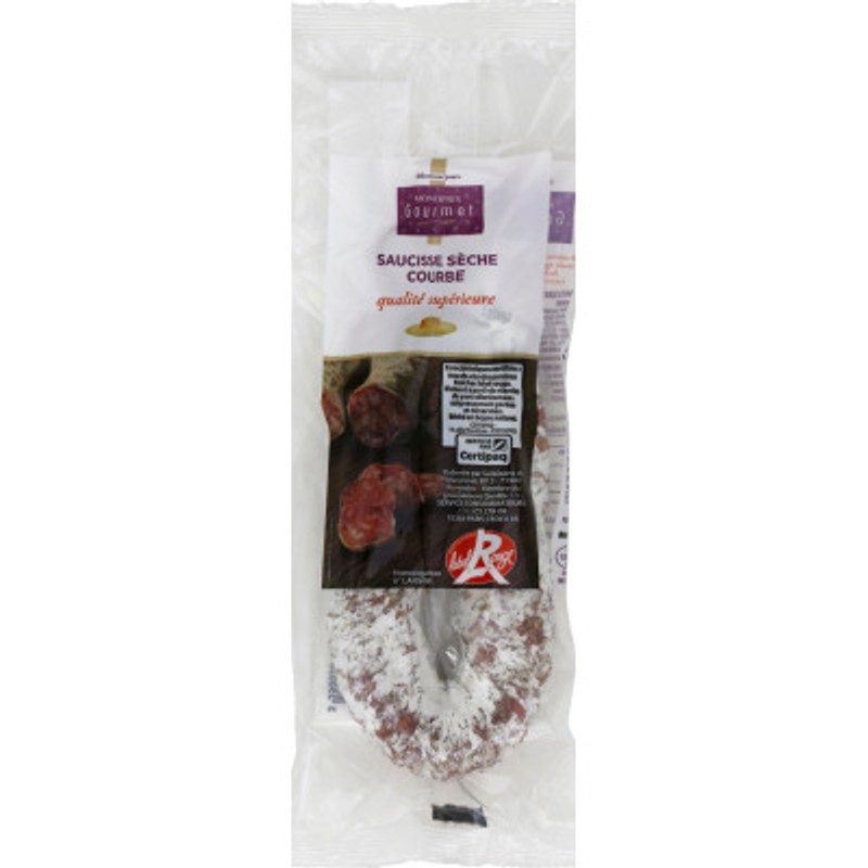 Monoprix Gourmet Saucisse Sèche 225g