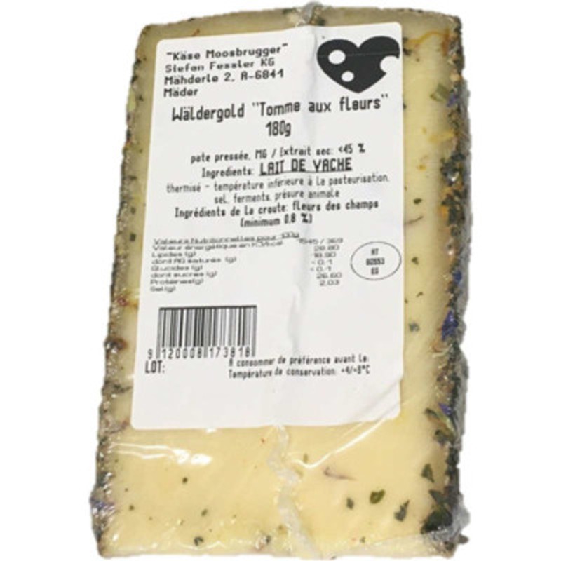 Jacquin Père & Fils Tomme aux fleurs 180g