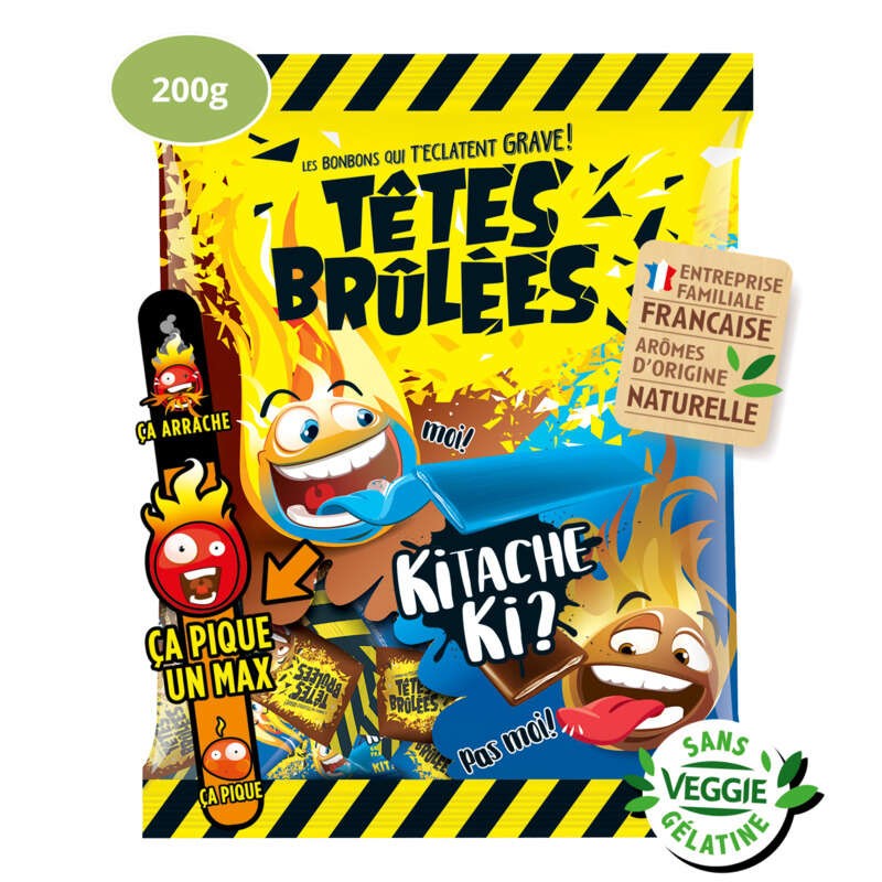 Têtes Brulées Bonbons Kitache Ki ? 200g