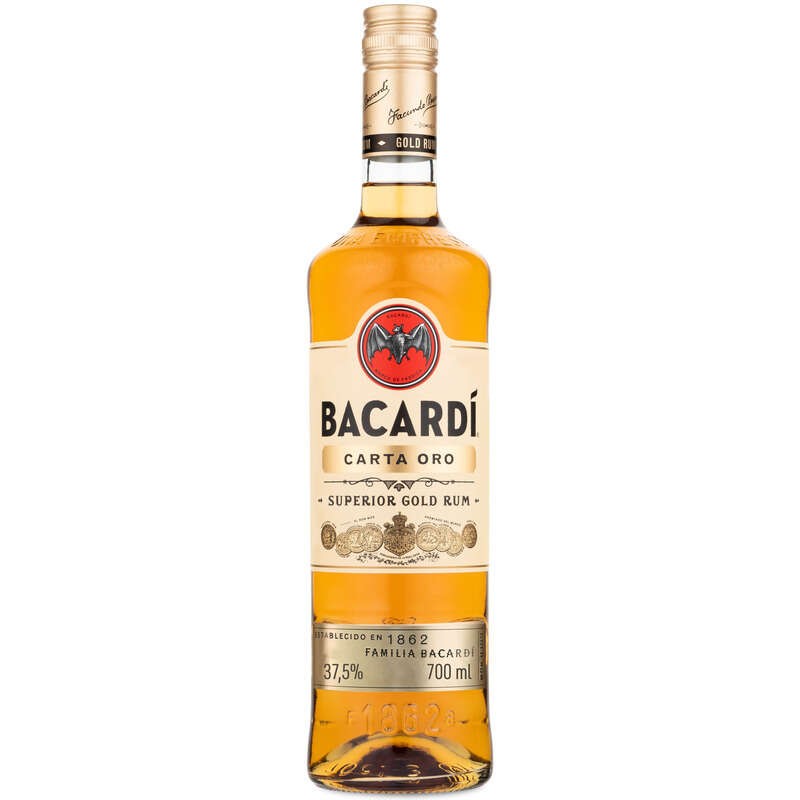 Rhum ambré Bacardi Carta Oro 37,5° - 70cl