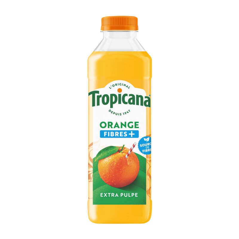 Jus Orange Fibres + Tropicana - 75CL