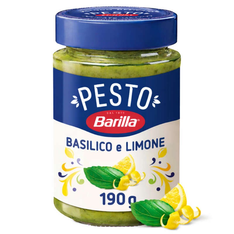 Barilla Sauce pesto basilic et citron 190g