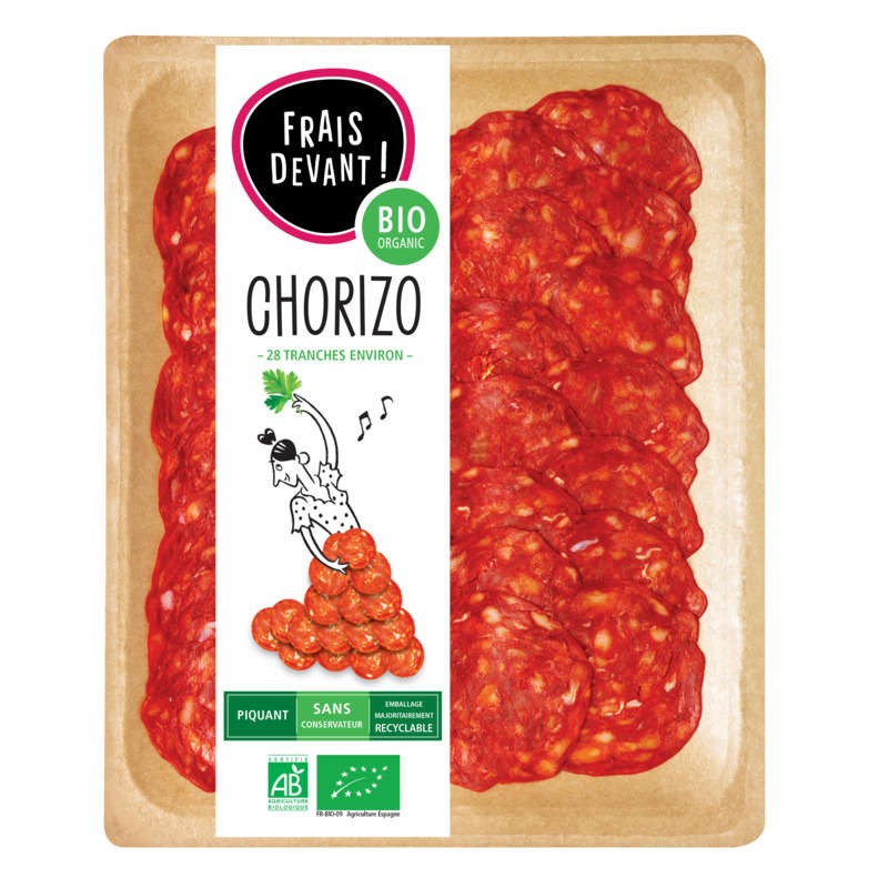 Frais Devant ! Chorizo Bio 70g