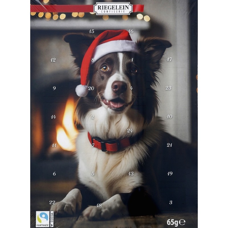 Riegelein Calendrier de l'avent Chien 65g