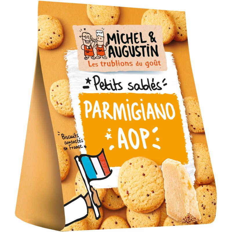 Michel & Augustin Petits Sablés Parmigiano Reggiano Aop 100g