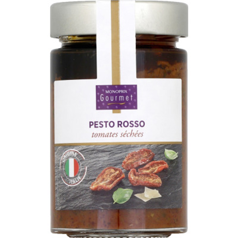 Monoprix Gourmet Pesto Rosso tomates séchées 190g