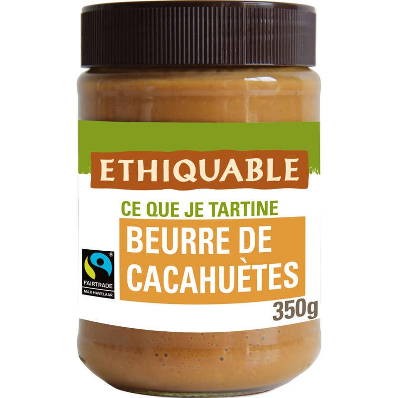 Ethiquable Beurre De Cacahuètes Du Nicaragua 350g
