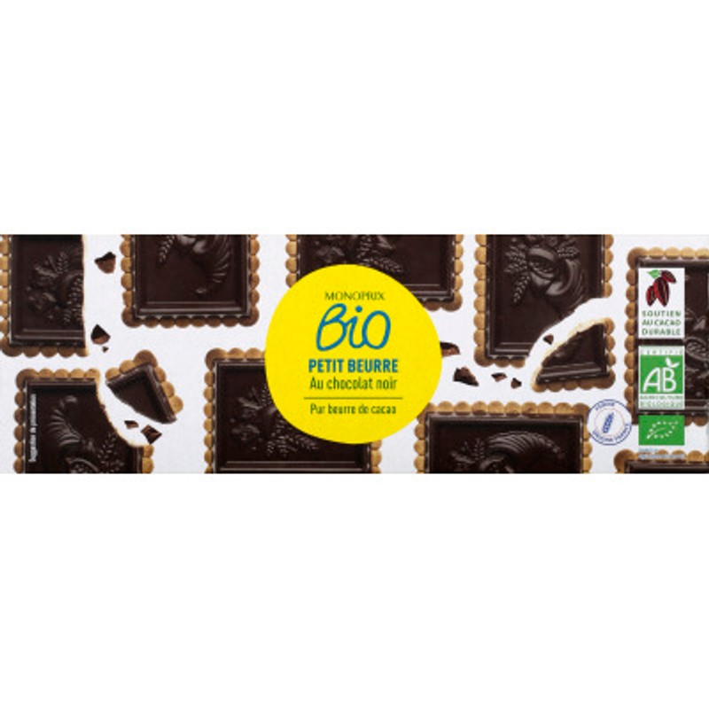 Monoprix Bio Petit Beurre au chocolat noir 150g