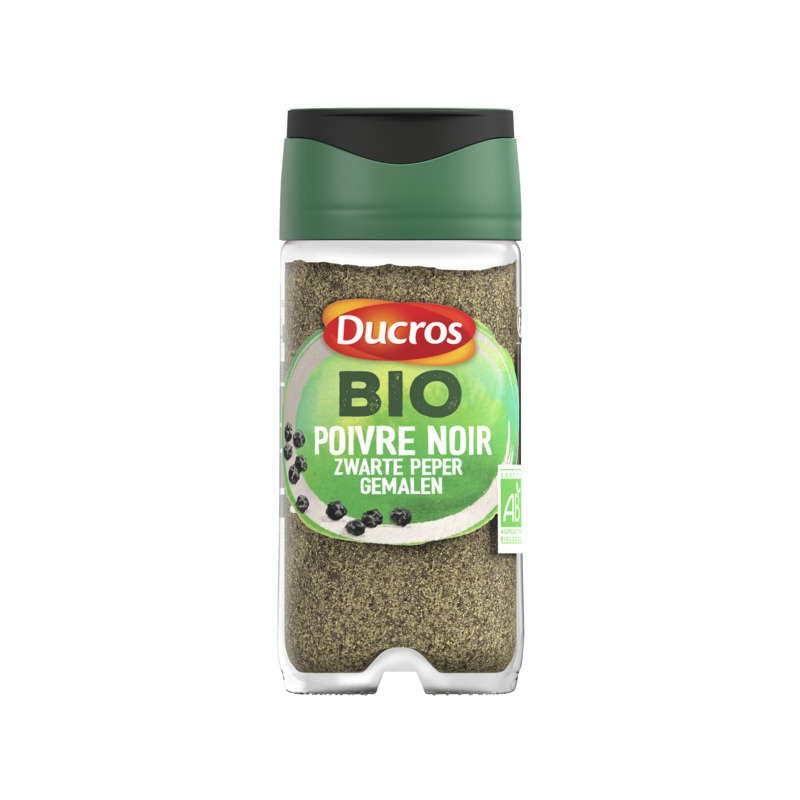 Ducros Poivre Noir Moulu Bio 43g