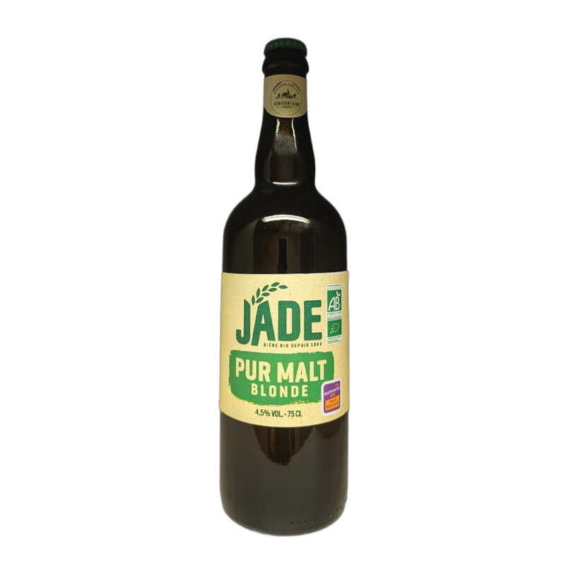 R-U Jade Bière Blonde Pur Malt Bio 75cl