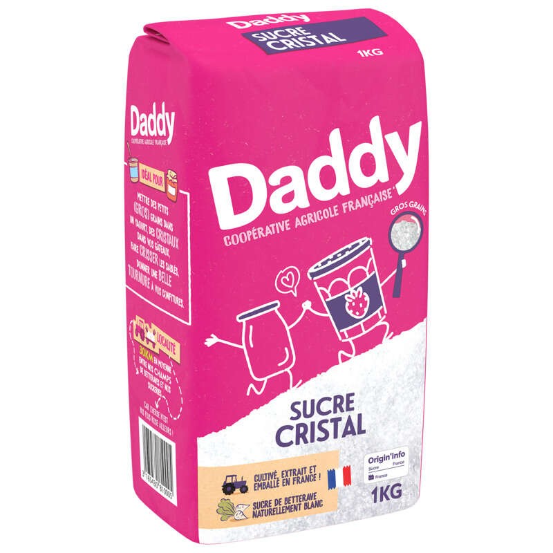 Daddy Sucre cristal sachet de 1kg