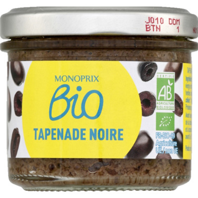 Monoprix Bio Tapenade noire 100g