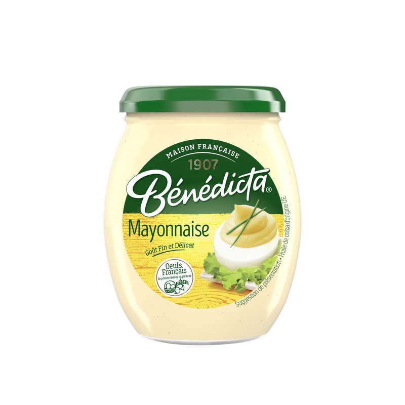 Bénédicta Mayonnaise bocal 255g