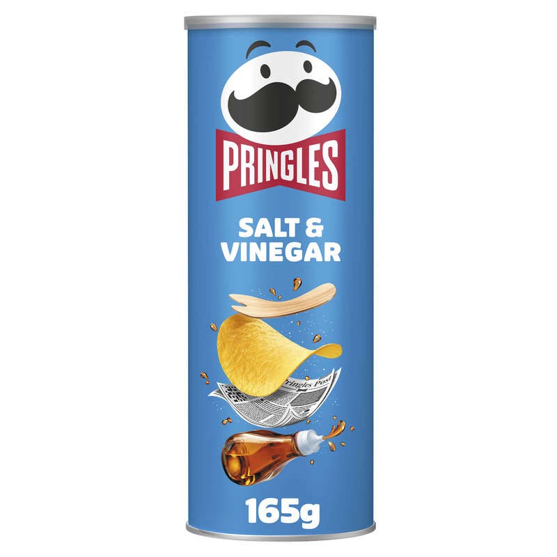 Pringles Chips Tuiles Sel et Vinaigre 165g