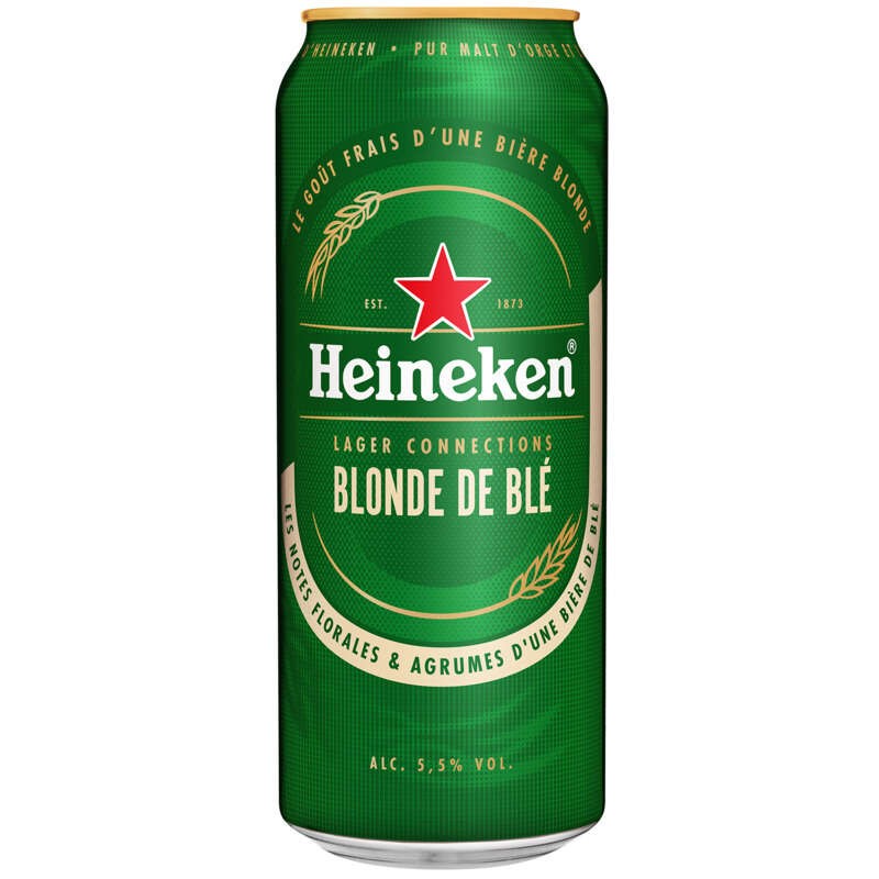 Heineken Lager Connections Blonde de Blé canette 5,5% vol.50cl