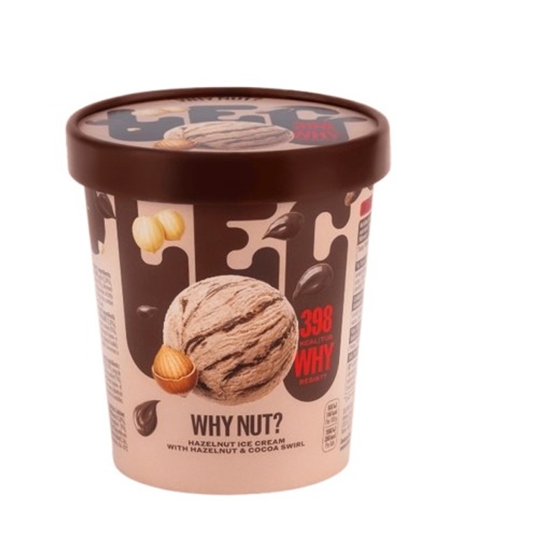 Lec Why Nut? Crème glacée Noisette cacao 273g