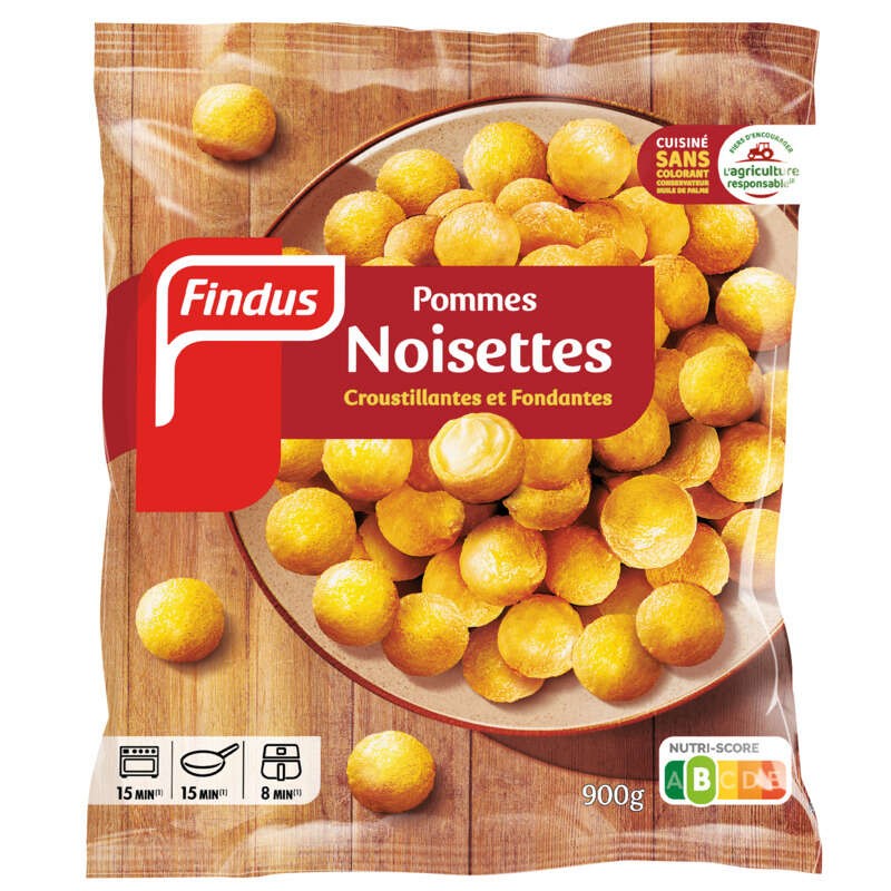 Findus Pommes Noisettes Croustillantes & Fondantes 900g