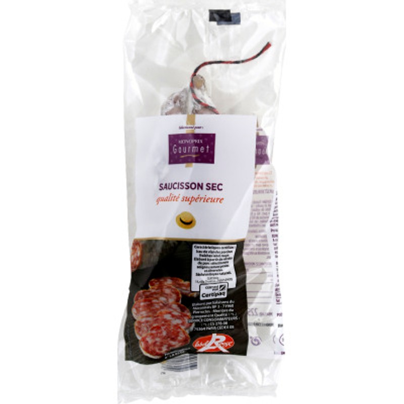 Monoprix Gourmet Saucisson Sec Label Rouge 225g