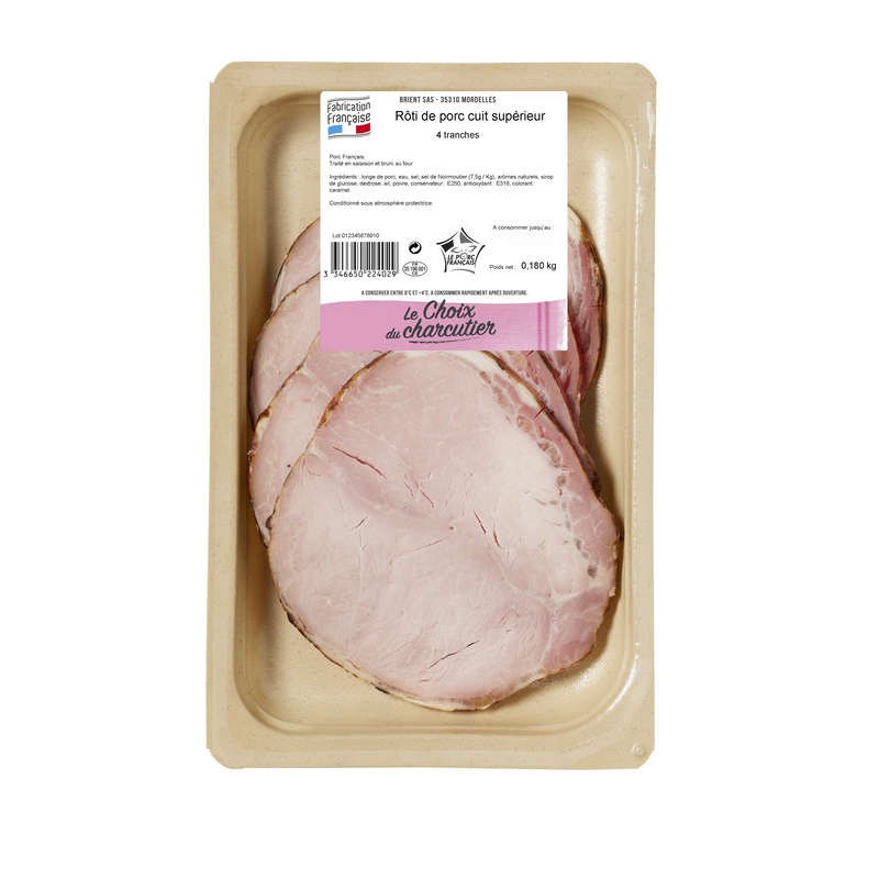 Brient Rôti De Porc Cuit Charcutier V.P.F