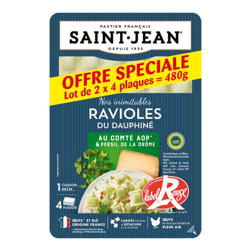 Saint jean Ravioles du Dauphiné 2x240g