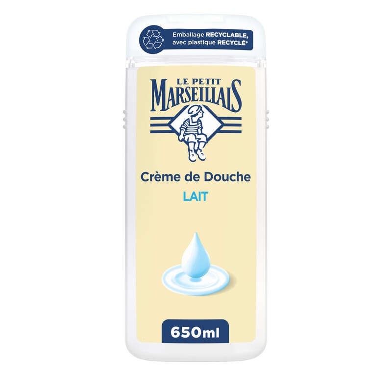 Le Petit Marseillais Crème de Douche & Bain Extra Douce Lait 650ml