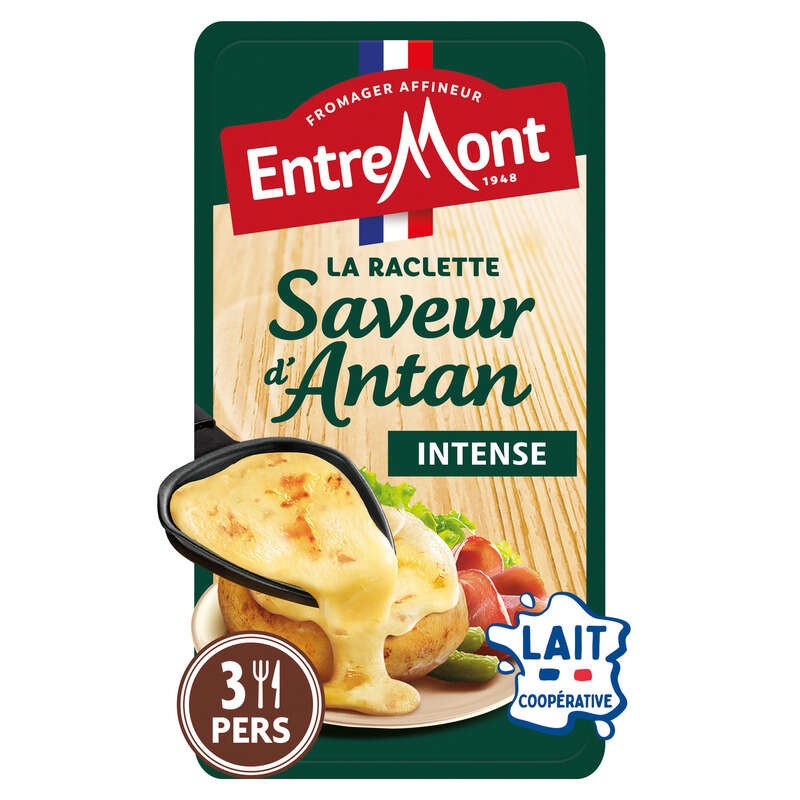 EntreMont Raclette Tranchée Saveur d'Antan 350g