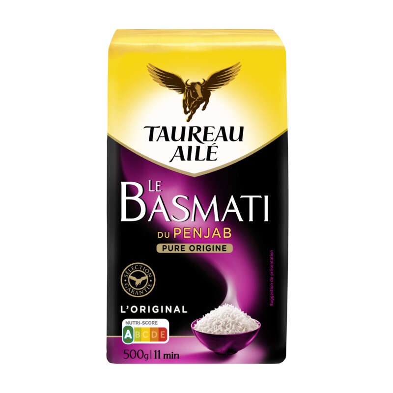 Taureau Ailé le Basmati du Penjab pure Origine 500g