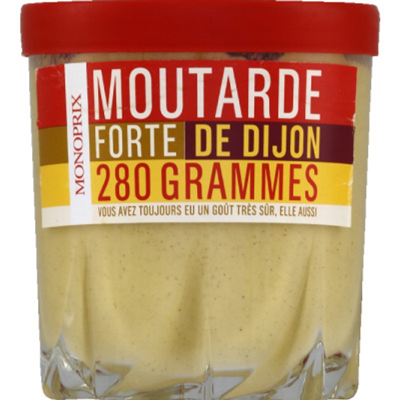 Monoprix Moutarde Forte De Dijon 280g