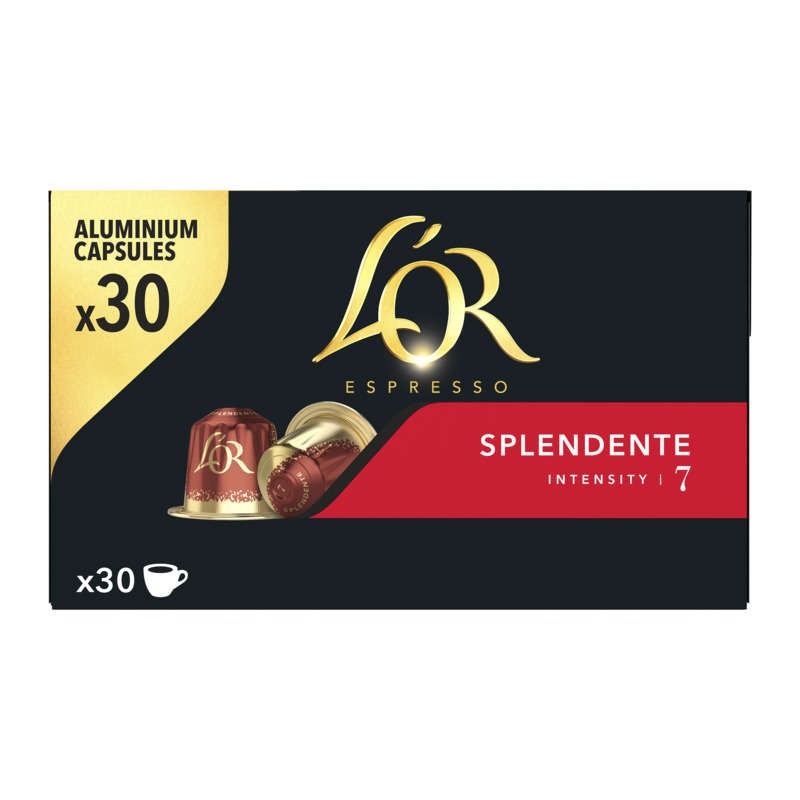 L’Or Espresso splendente café en capsules intensité 7 en capsules x30 - 156g